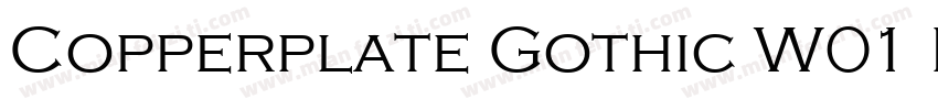 Copperplate Gothic W01 Heavy字体转换